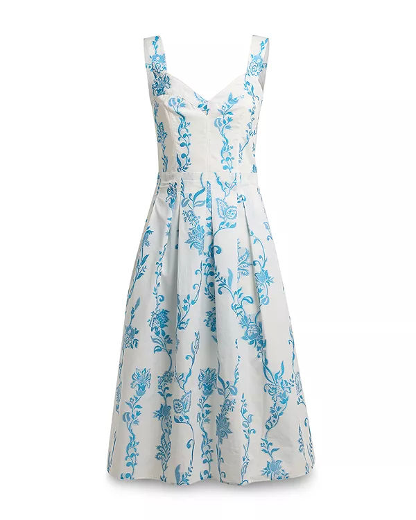 Платье-Фартук миди с цветочной вышивкой Etro, синий
Платье-Фартук миди с цветочной вышивкой Etro, синий