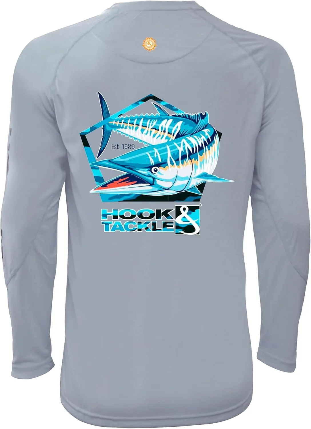 Мужская футболка Wahoo Pentagon с длинным рукавом и защитой от ультрафиолета Hook & Tackle
Мужская футболка Wahoo Pentagon с длинным рукавом и защитой от ультрафиолета Hook & Tackle