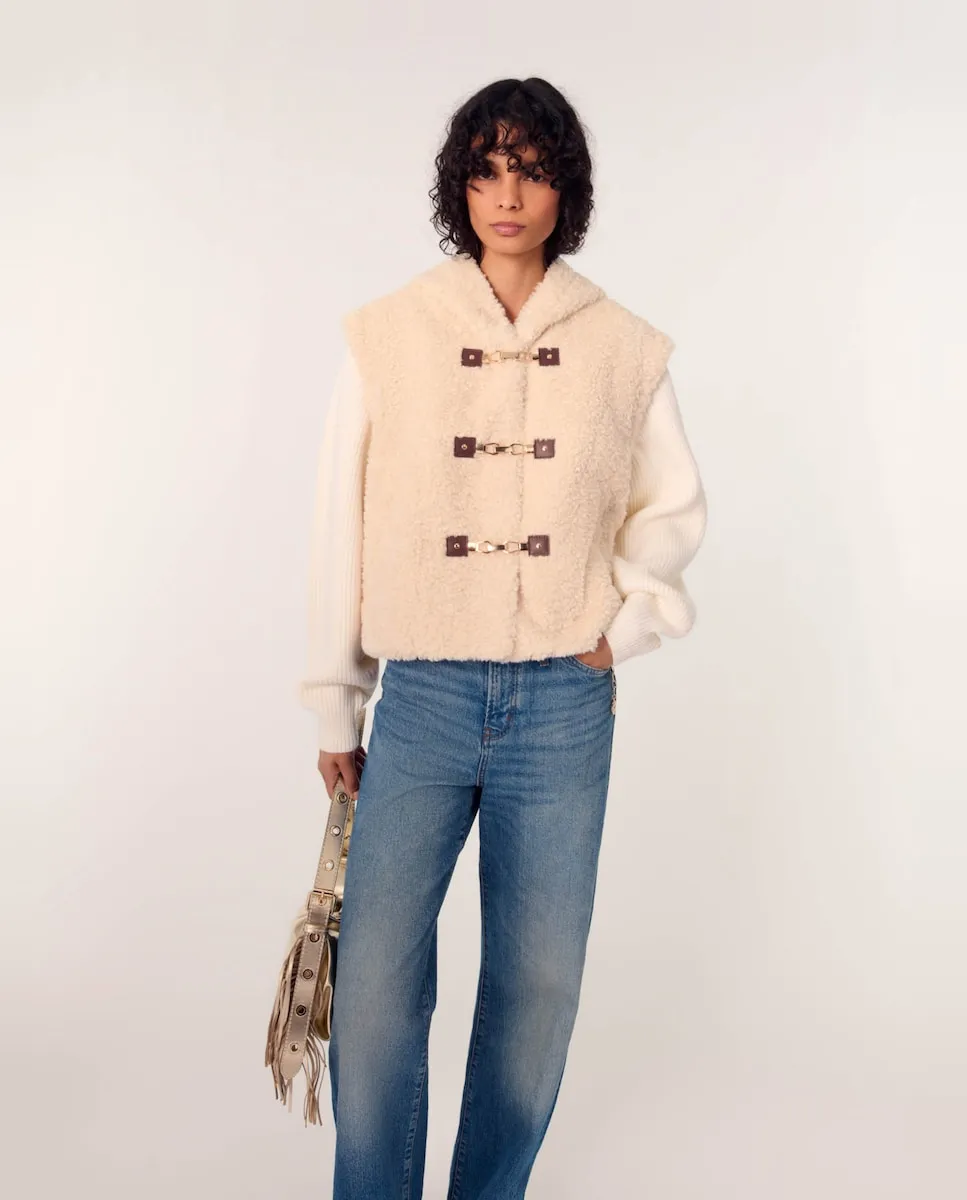 Женская куртка из двух материалов с капюшоном Maje, цвет Crudo
Женская куртка из двух материалов с капюшоном Maje, цвет Crudo