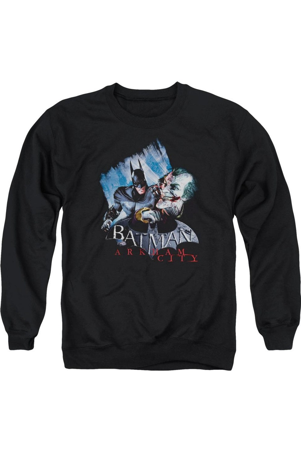 Batman Arkham City Jokes On You! Толстовка с круглым вырезом для взрослых Gildan, черный
Batman Arkham City Jokes On You! Толстовка с круглым вырезом для взрослых Gildan, черный