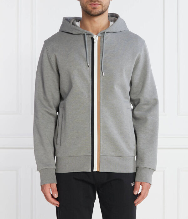 Толстовка мужская Boss с капюшоном на контрастной молнии, серый
Толстовка мужская Boss с капюшоном на контрастной молнии, серый