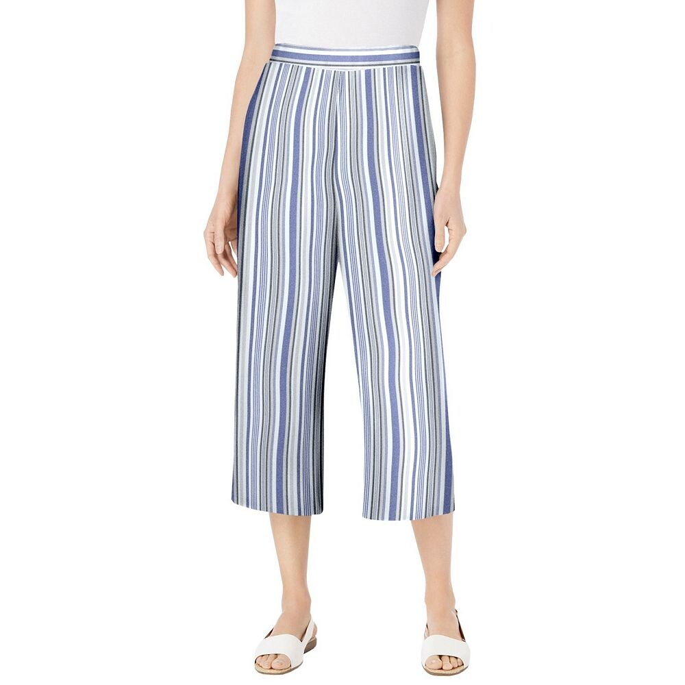 Женщина в женских льняных капри больших размеров Woman Within, цвет Deep Cobalt Stripe
Женщина в женских льняных капри больших размеров Woman Within, цвет Deep Cobalt Stripe