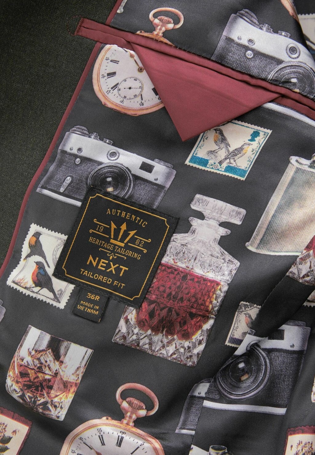 Пиджак TAILORED FIT HERRINGBONE Next, зеленый
Пиджак TAILORED FIT HERRINGBONE Next, зеленый