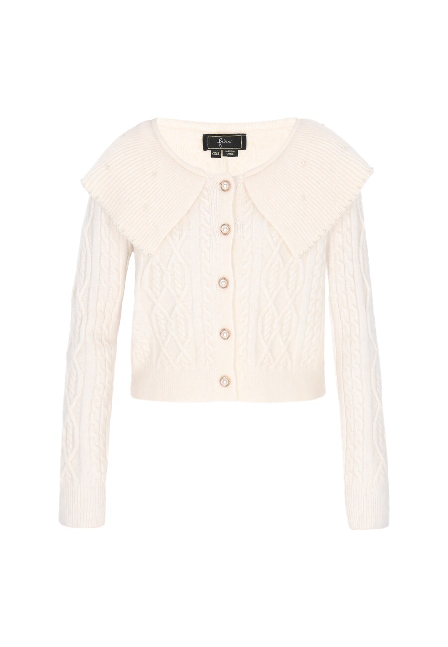 Вязаный кардиган faina, от белого
Вязаный кардиган faina, от белого