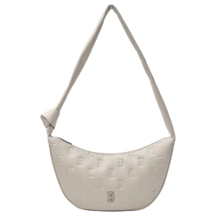 MLB Средняя наплечная сумка унисекс бело-черная, White
MLB Средняя наплечная сумка унисекс бело-черная, White