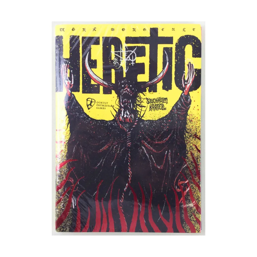 Mork Borg Cult - Heretic, Mork Borg (Free League Publishing), мягкая обложка
Mork Borg Cult - Heretic, Mork Borg (Free League Publishing), мягкая обложка