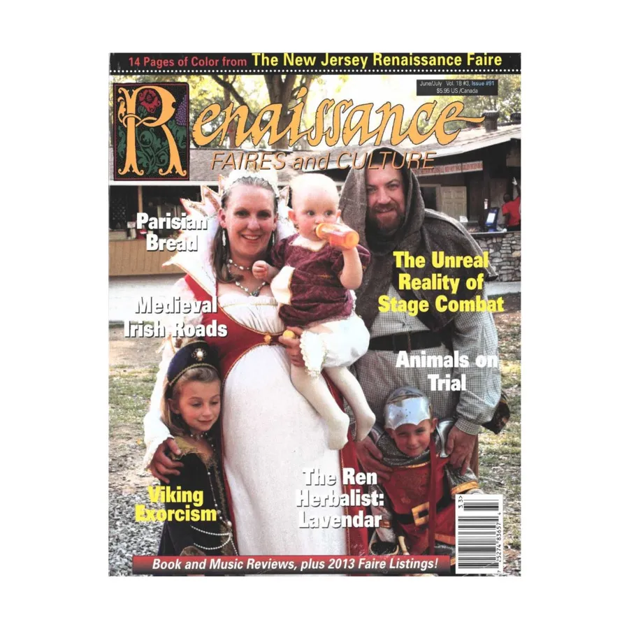 Журнал #91 "The Unreal Reality of Stage Combat, Animals on Trial, Viking Exorcism", Renaissance Magazine #051-100
Журнал #91 "The Unreal Reality of Stage Combat, Animals on Trial, Viking Exorcism", Renaissance Magazine #051-100