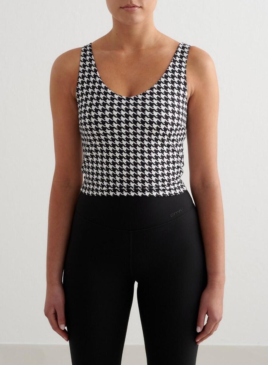 AIM'N Женский спортивный бюстгальтер для йоги с V-образным вырезом, разноцветный, с узором
AIM'N Женский спортивный бюстгальтер для йоги с V-образным вырезом, разноцветный, с узором