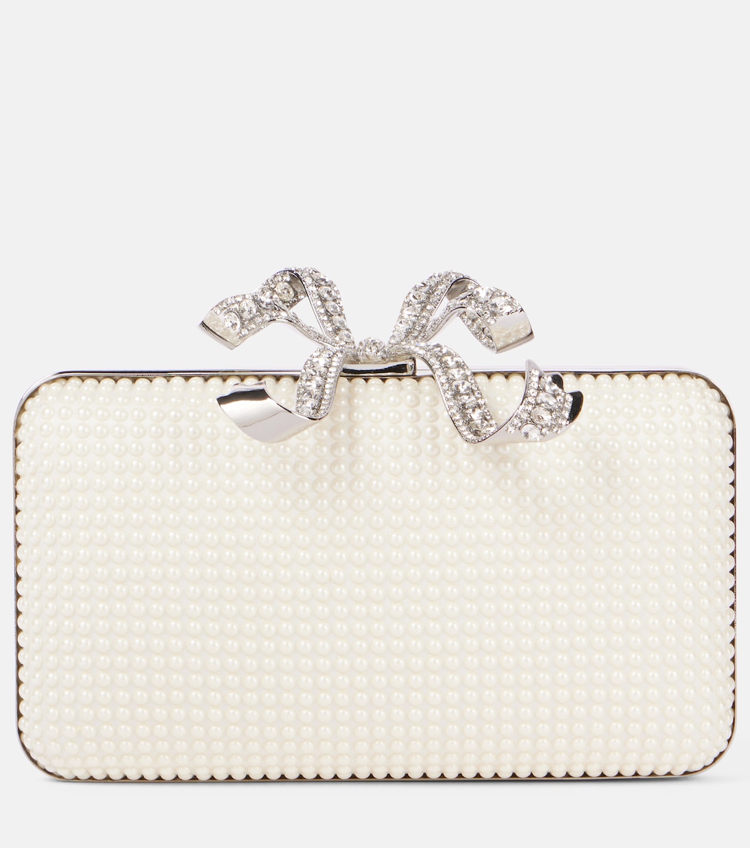 Клатч с искусственным жемчугом Bow Self-Portrait, Pearl
Клатч с искусственным жемчугом Bow Self-Portrait, Pearl