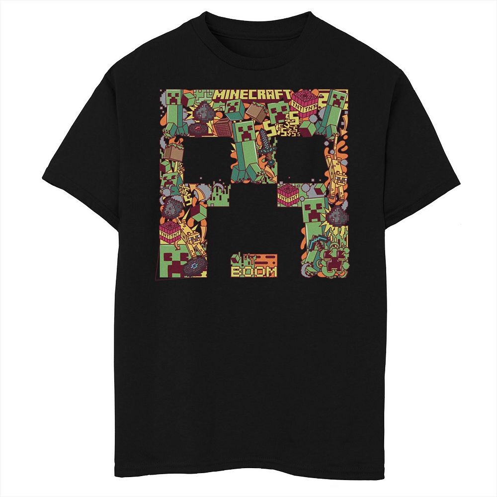 Футболка Minecraft Creeper с большой головой для мальчиков 8–20 лет Licensed Character, черный
Футболка Minecraft Creeper с большой головой для мальчиков 8–20 лет Licensed Character, черный