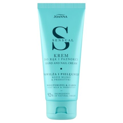 JOANNA Sensual Крем для рук и ногтей с козьим молоком и пребиотиками Увлажняющий бальзам для ухода за руками для ломких ногтей и сухих рук Быстро впитывающийся 100г
JOANNA Sensual Крем для рук и ногтей с козьим молоком и пребиотиками Увлажняющий бальзам для ухода за руками для ломких ногтей и сухих рук Быстро впитывающийся 100г