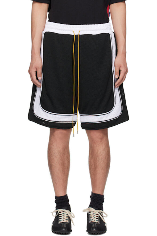 Черно-белые баскетбольные шорты Como Rhude
Черно-белые баскетбольные шорты Como Rhude