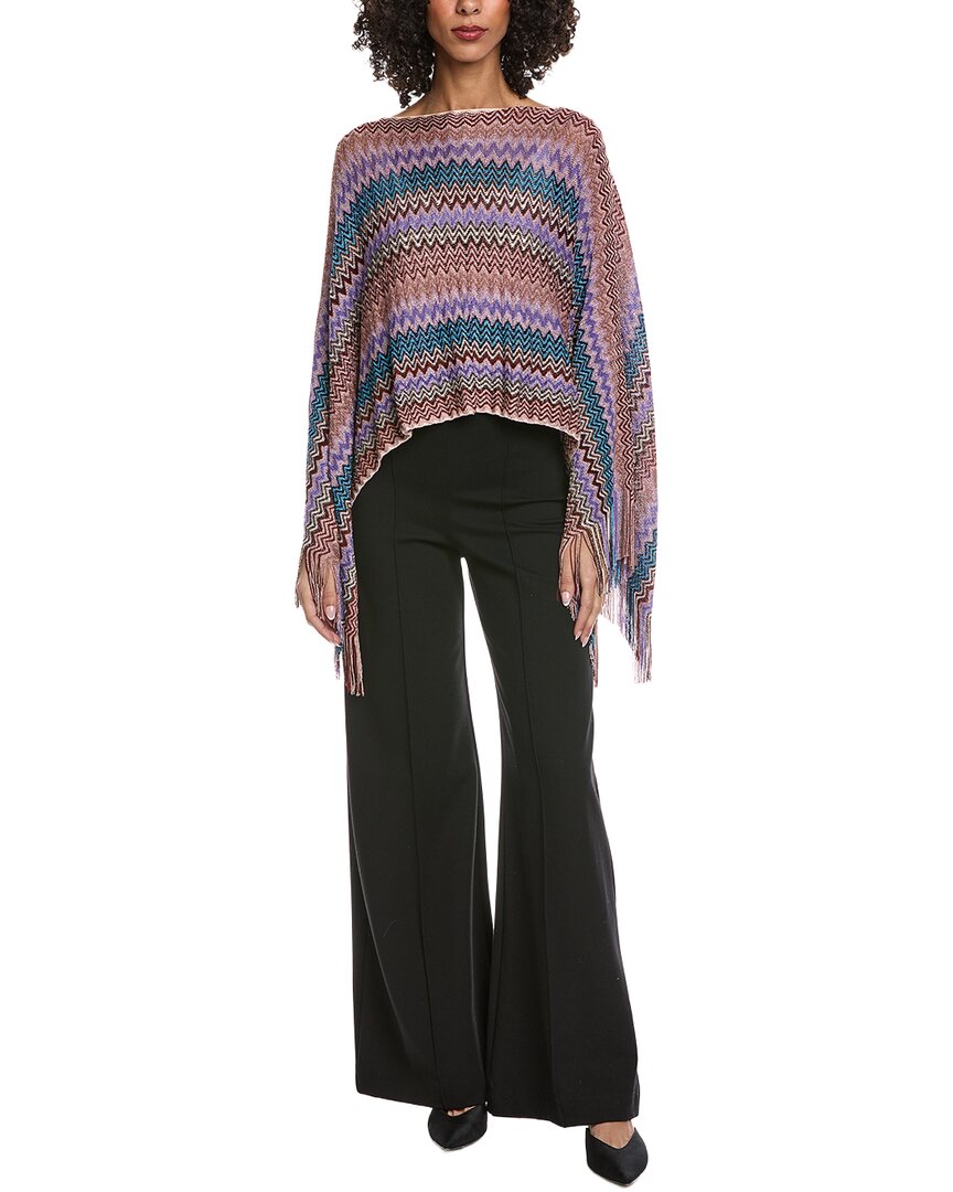 Пончо Миссони Missoni, розовый
Пончо Миссони Missoni, розовый