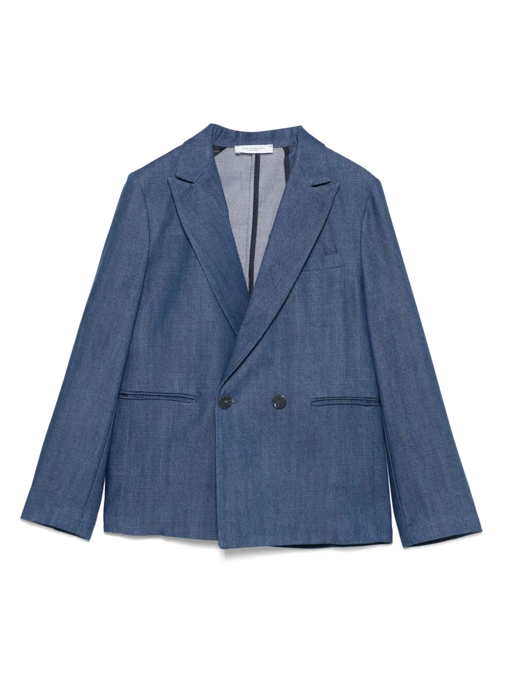 Двубортный блейзер Paolo Pecora Kids, синий 
Двубортный блейзер Paolo Pecora Kids, синий
