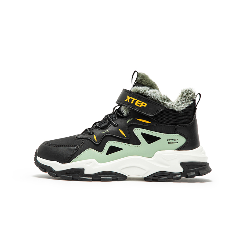 Детская хлопковая обувь для подростков XTEP, черный/серый/зеленый
Детская хлопковая обувь для подростков XTEP, черный/серый/зеленый