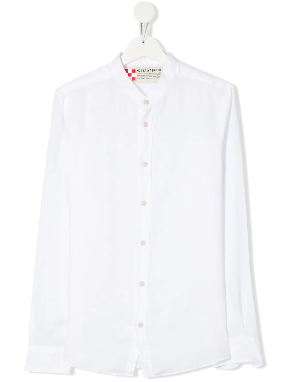 Рубашка Pati с воротником-стойкой MC2 Saint Barth Kids, белый
Рубашка Pati с воротником-стойкой MC2 Saint Barth Kids, белый