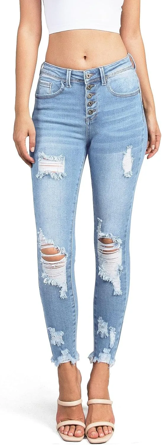 Distressed Skinny Jeans, Mechanical WAX JEAN
Distressed Skinny Jeans, Mechanical WAX JEAN