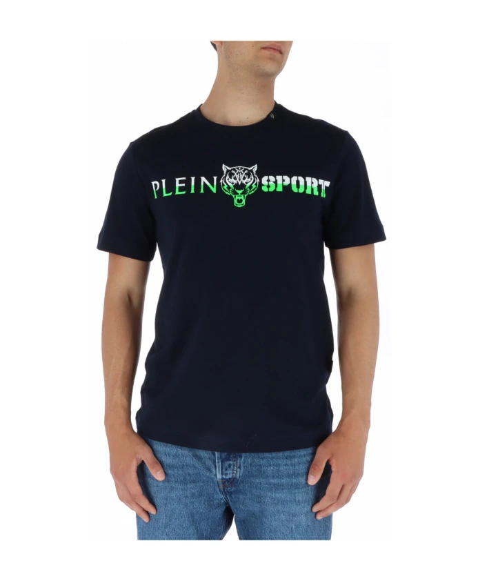 Синяя футболка с короткими рукавами и принтом Plein Sport, синий
Синяя футболка с короткими рукавами и принтом Plein Sport, синий