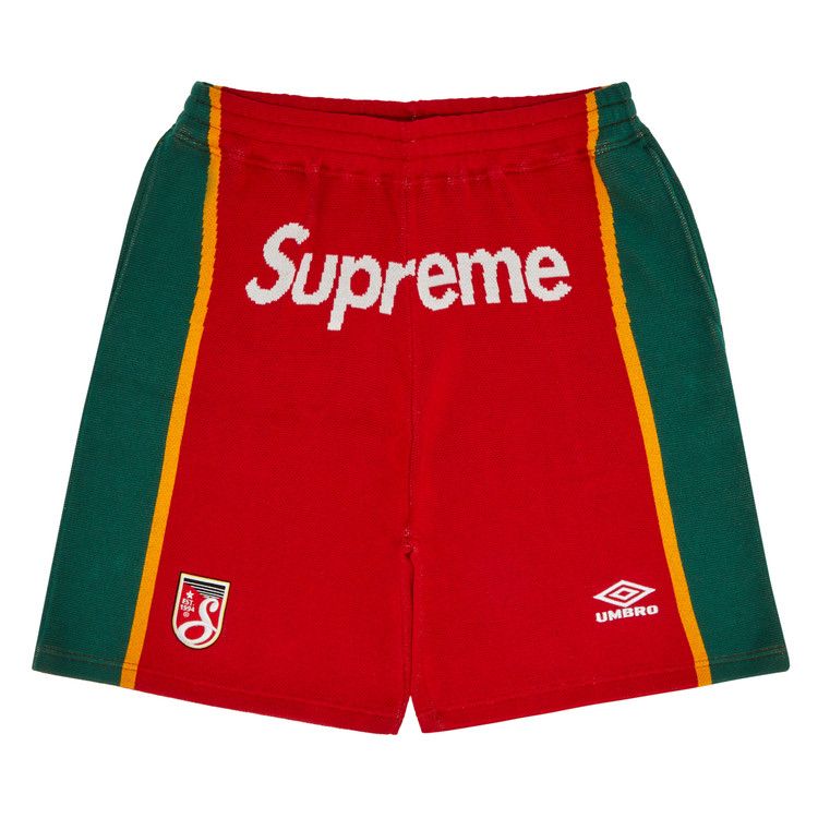 Шорты Supreme x Umbro Knit Soccer Short, Red
Шорты Supreme x Umbro Knit Soccer Short, Red