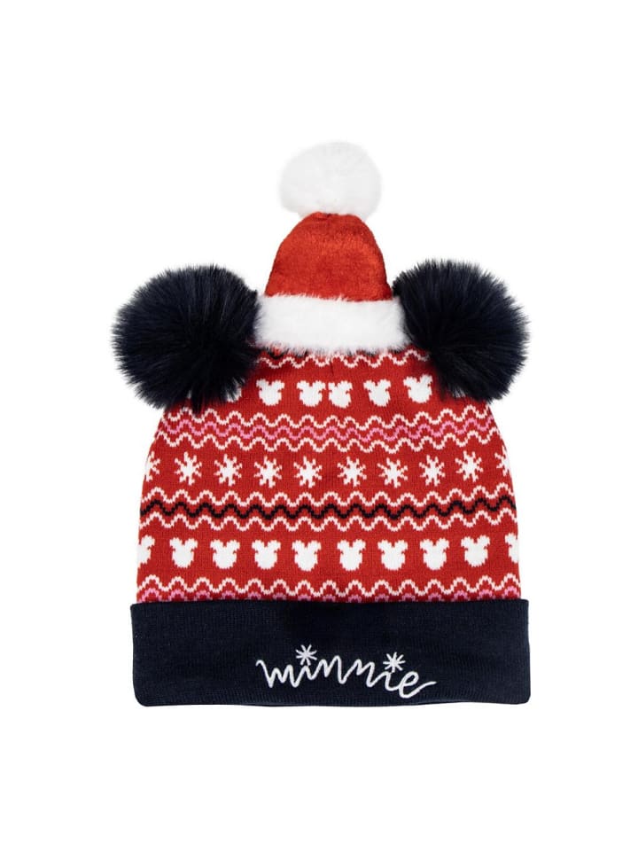 Disney Детская рождественская шапка Минни Маус, красная
Disney Детская рождественская шапка Минни Маус, красная