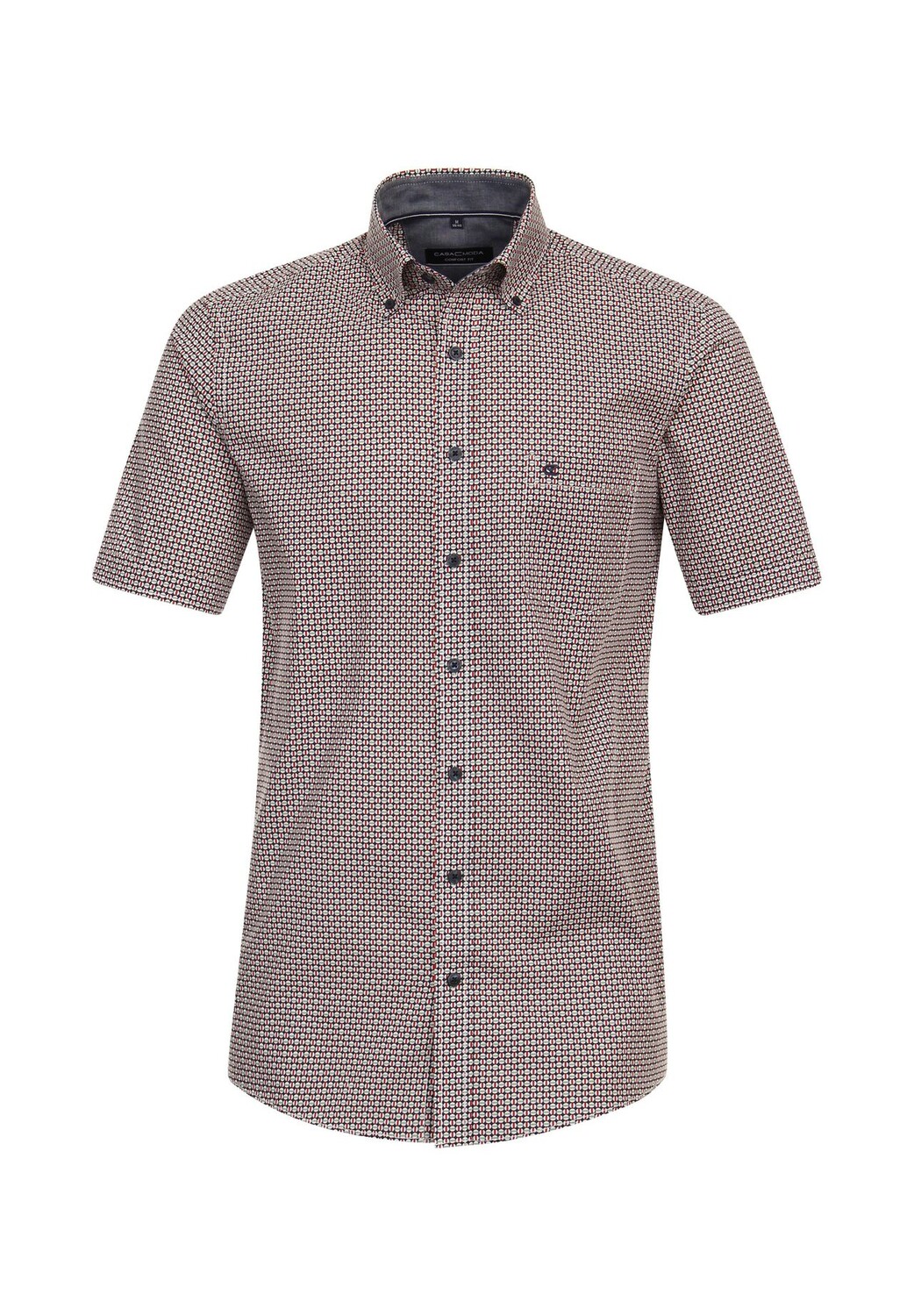 Мужская повседневная рубашка с коротким рукавом и принтом, удобная посадка CASAMODA, цвет Hellrot
Мужская повседневная рубашка с коротким рукавом и принтом, удобная посадка CASAMODA, цвет Hellrot