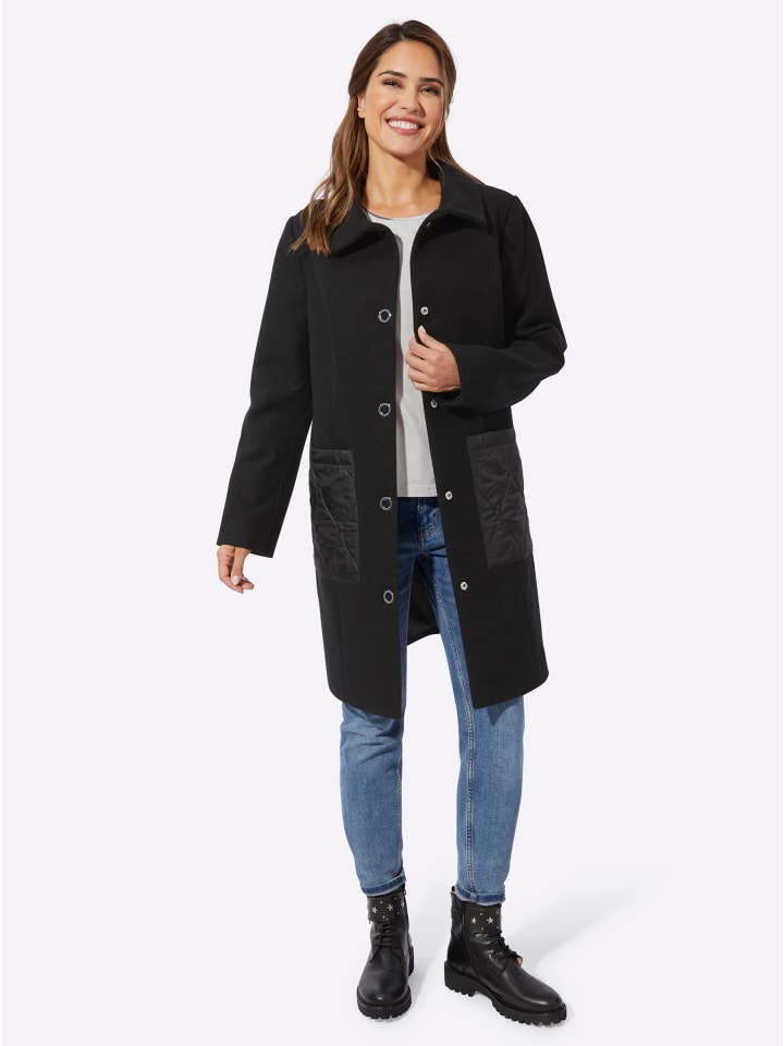 Зимнее пальто Sieh an!, черный 
Зимнее пальто Sieh an!, черный