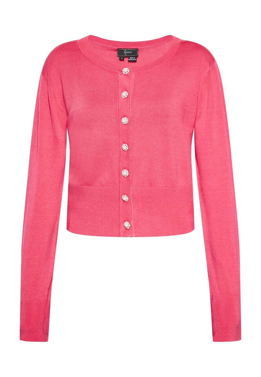 Вязаный кардиган faina Knit Cardigan, розовый
Вязаный кардиган faina Knit Cardigan, розовый