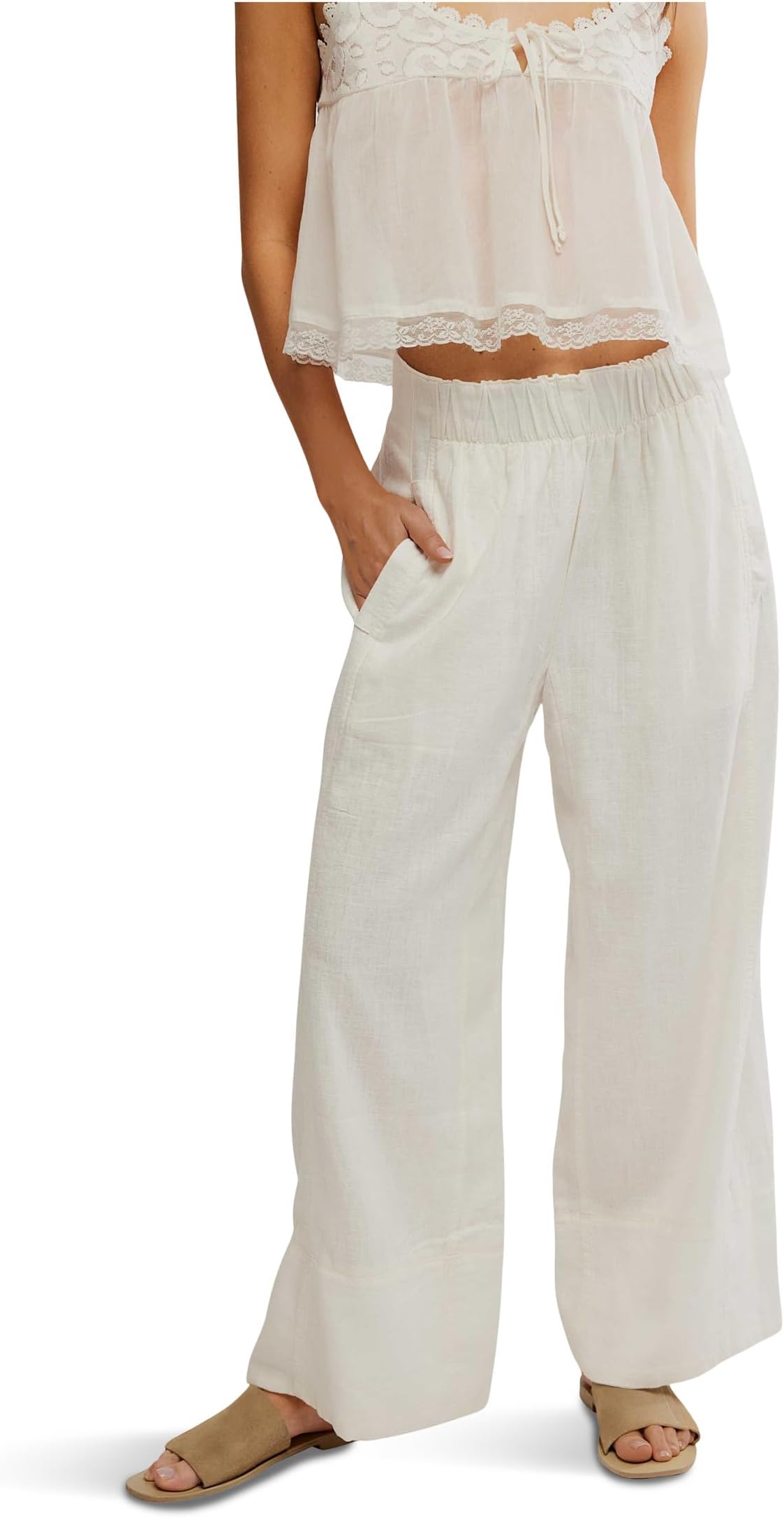 Брюки Free People Days End Linen Pull-On, Clean Ivory
Брюки Free People Days End Linen Pull-On, Clean Ivory