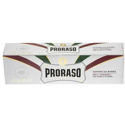 PRORASO Мыло для бритья в тюбике 150мл белое для чувствительной кожи 
PRORASO Мыло для бритья в тюбике 150мл белое для чувствительной кожи