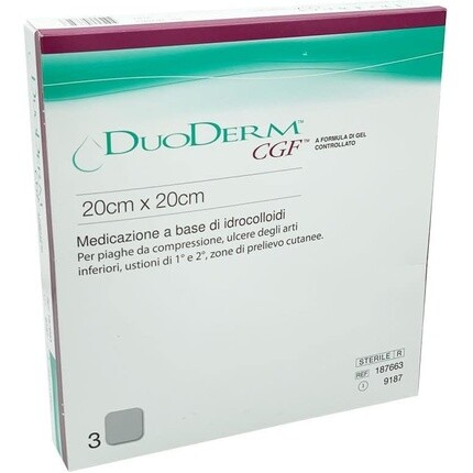 Дуодерм Cgf 20x20 3шт 9187 Convatec
Дуодерм Cgf 20x20 3шт 9187 Convatec
