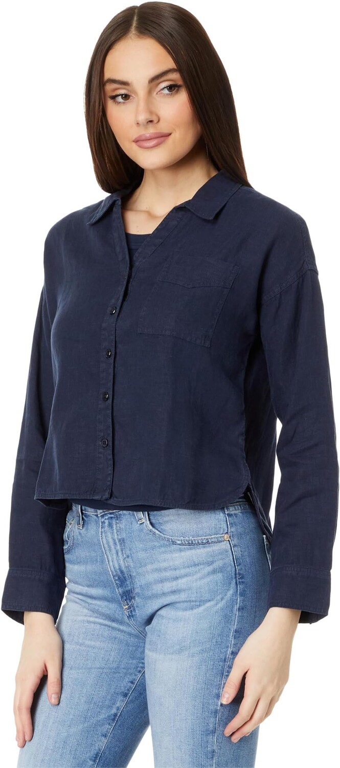 Рубашка Michael Stars Gracie Crop Button Down Shirt, цвет Nocturnal
Рубашка Michael Stars Gracie Crop Button Down Shirt, цвет Nocturnal