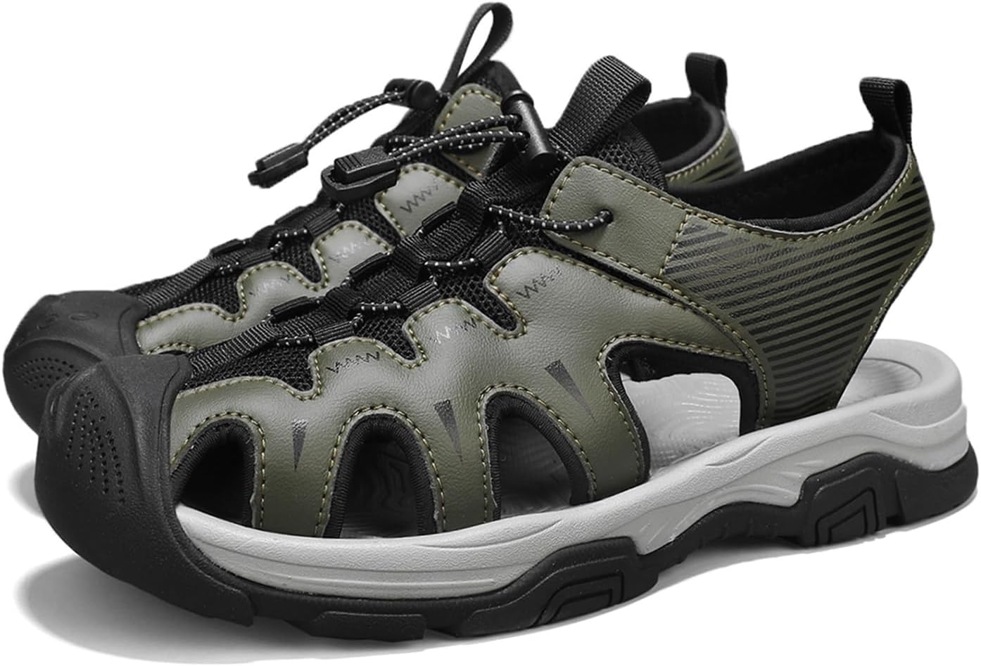 Tzsaixeh Мужские легкие спортивные сандалии для трекинга, прогулок и повседневного использования, водонепроницаемые обувь для спорта и пляжа с закрытым носком для походов на улице (Цвет: зеленый, Размер: 9.5)
Tzsaixeh Мужские легкие спортивные сандалии для трекинга, прогулок и повседневного использования, водонепроницаемые обувь для спорта и пляжа с закрытым носком для походов на улице (Цвет: зеленый, Размер: 9.5)