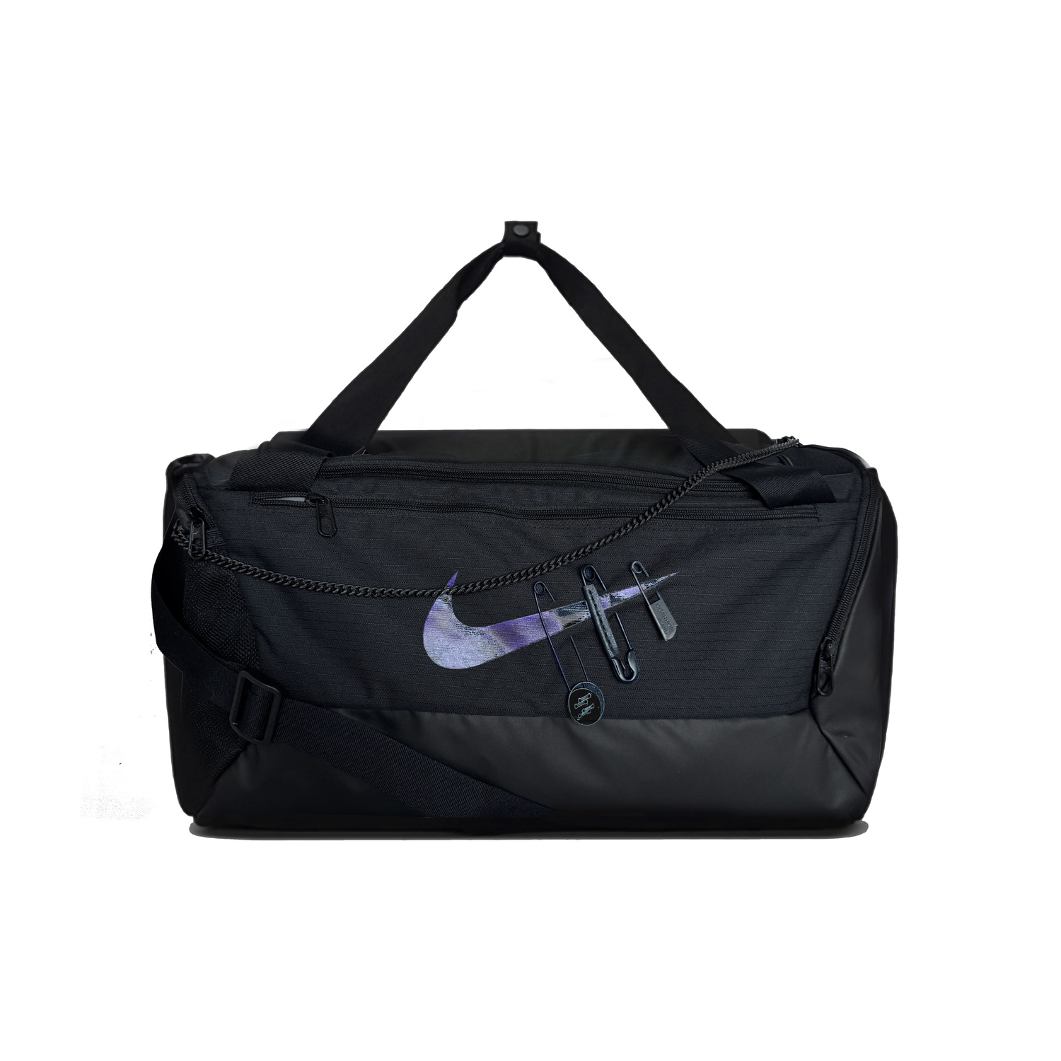 Сумка баскетбольная тканевая для кемпинга путешествий спортзала унисекс черно-фиолетовая Nike
Сумка баскетбольная тканевая для кемпинга путешествий спортзала унисекс черно-фиолетовая Nike