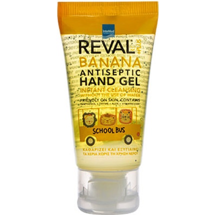 Intermed Kids Gel Школьный автобус Банан антибактериальный гель для рук 30 мл Reval
Intermed Kids Gel Школьный автобус Банан антибактериальный гель для рук 30 мл Reval