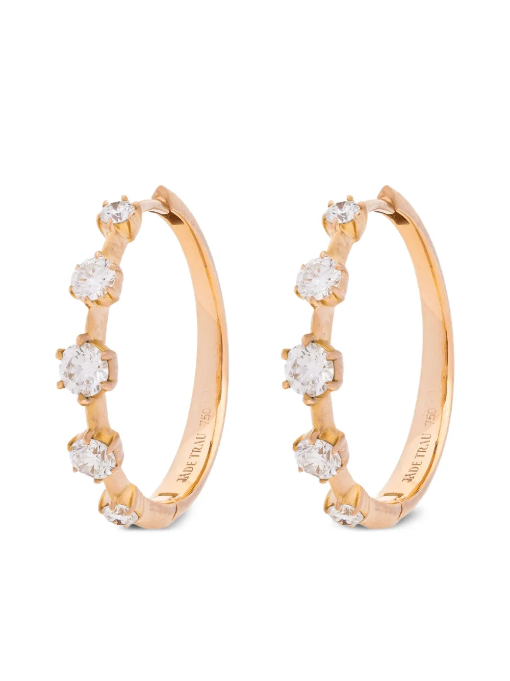 Серьги-кольца «Этернити» из розового золота 18 карат с бриллиантами Jade Trau
Серьги-кольца «Этернити» из розового золота 18 карат с бриллиантами Jade Trau