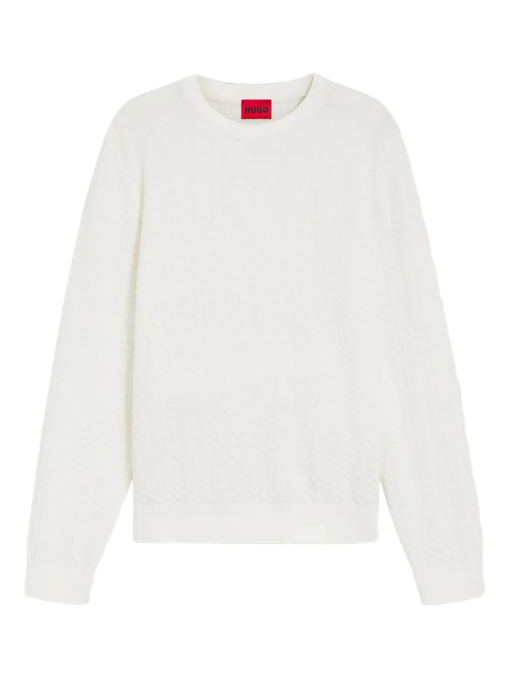 Фактурный свитер Hugo, белый
Фактурный свитер Hugo, белый