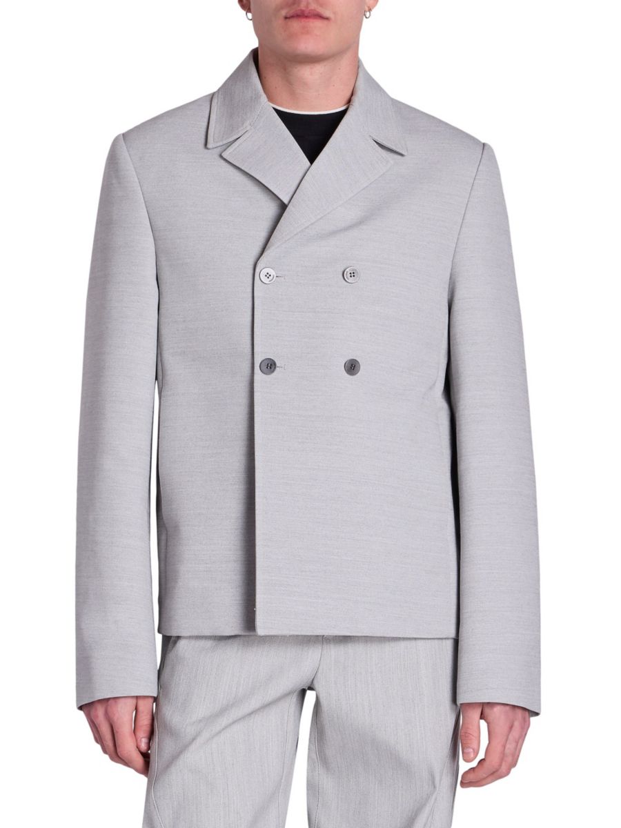Двубортный пиджак La Veste Giacca Jacquemus, светло-серый
Двубортный пиджак La Veste Giacca Jacquemus, светло-серый