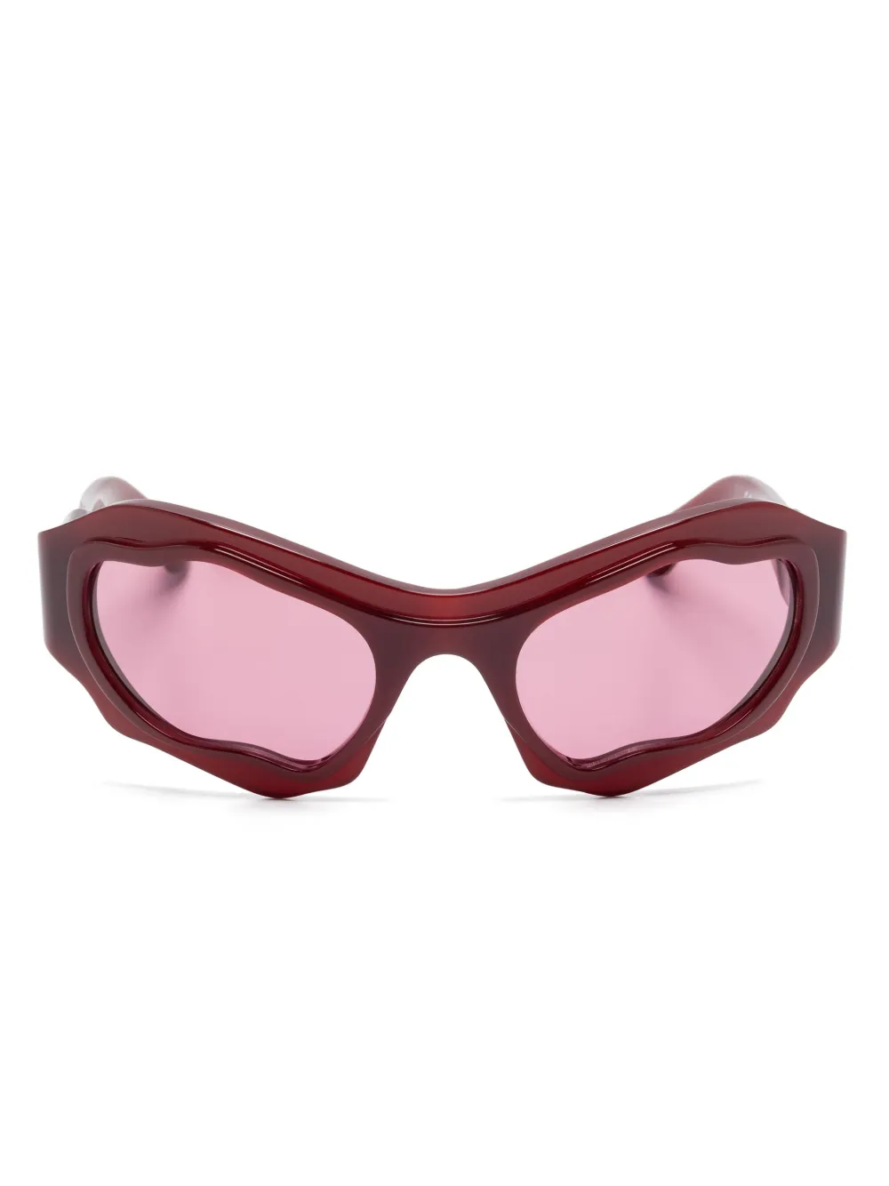 Солнцезащитные очки в массивной оправе Kuboraum, красный
Солнцезащитные очки в массивной оправе Kuboraum, красный