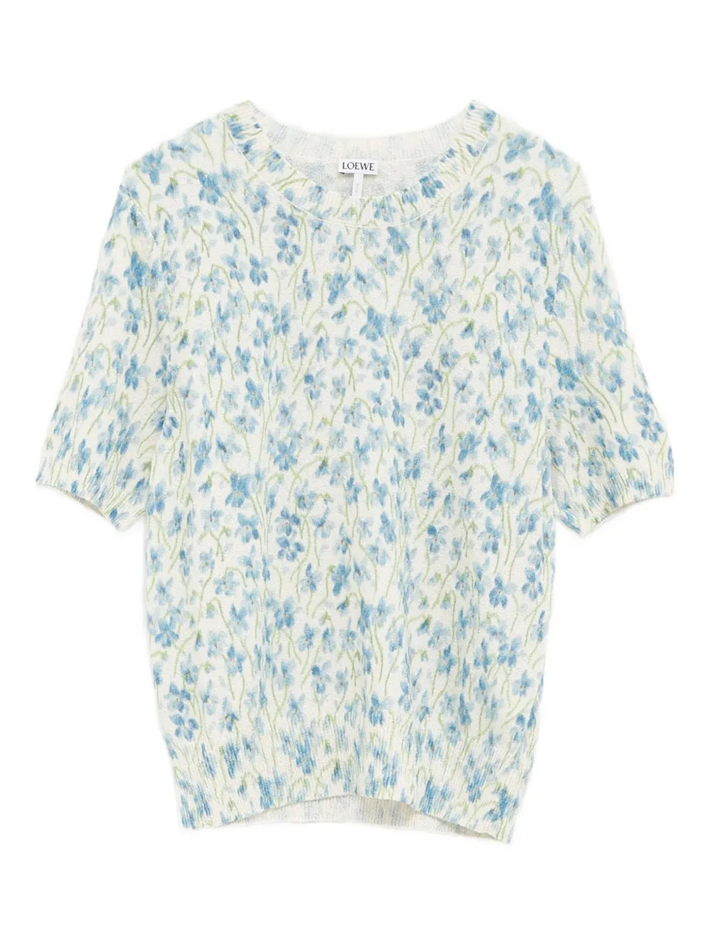 Футболка с цветочным принтом LOEWE, белый
Футболка с цветочным принтом LOEWE, белый