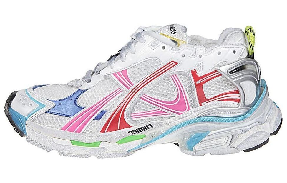 Кроссовки мужские Balenciaga Lifestyle, белый / розово-синий
Кроссовки мужские Balenciaga Lifestyle, белый / розово-синий