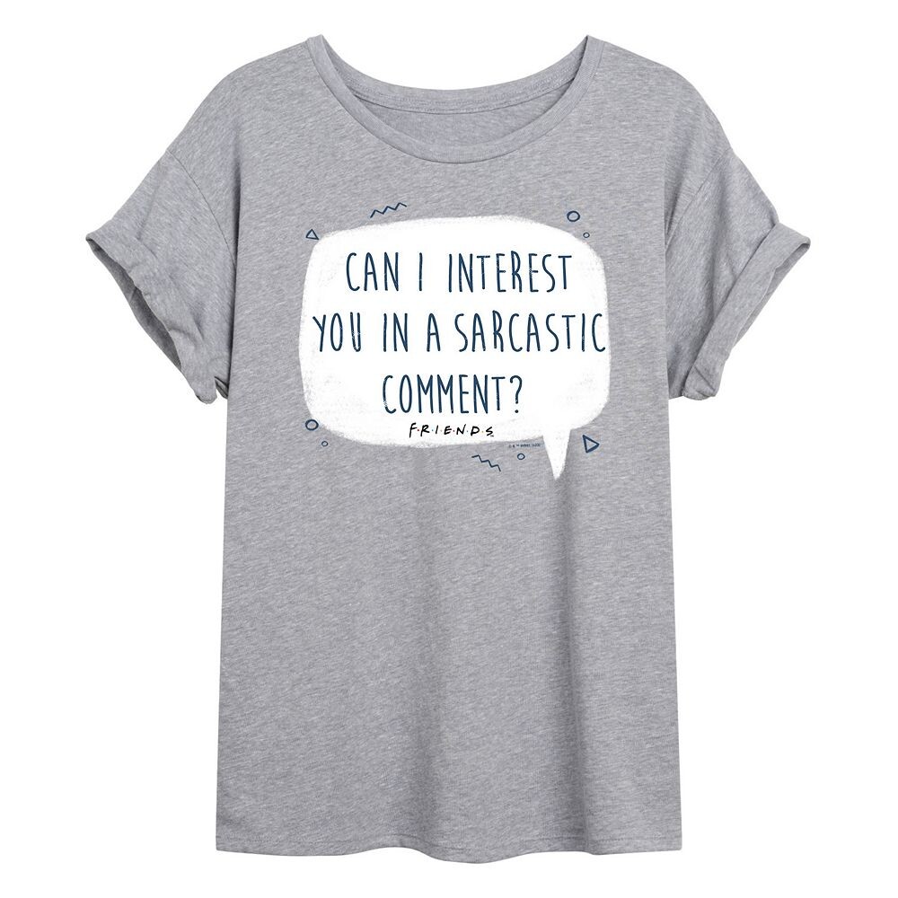 Струящаяся футболка с саркастическим комментарием «Друзья юниоров» Licensed Character, цвет Heather Gray
Струящаяся футболка с саркастическим комментарием «Друзья юниоров» Licensed Character, цвет Heather Gray