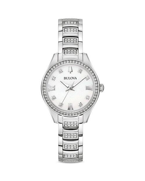 Хрустальные часы, 28,5 мм Bulova, цвет White
Хрустальные часы, 28,5 мм Bulova, цвет White