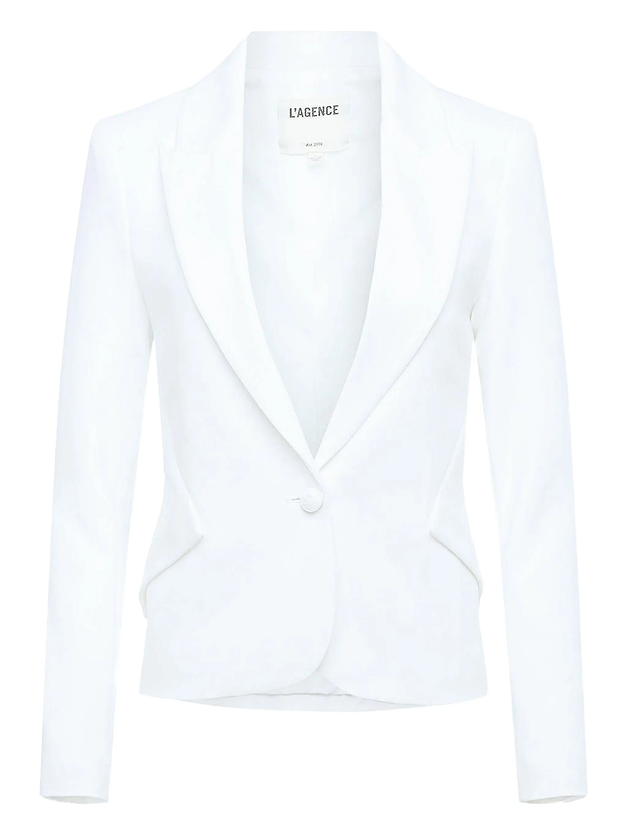 Однобортный блейзер Jennah L'Agence, белый
Однобортный блейзер Jennah L'Agence, белый