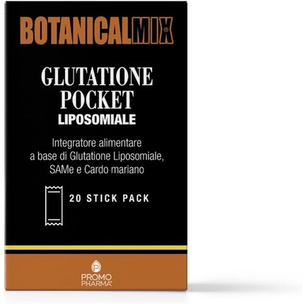 Карманная Добавка с глутатионом Botanical Mix для очищения тела и антиоксидантами с глутатионом 20 палочек Promopharma
Карманная Добавка с глутатионом Botanical Mix для очищения тела и антиоксидантами с глутатионом 20 палочек Promopharma