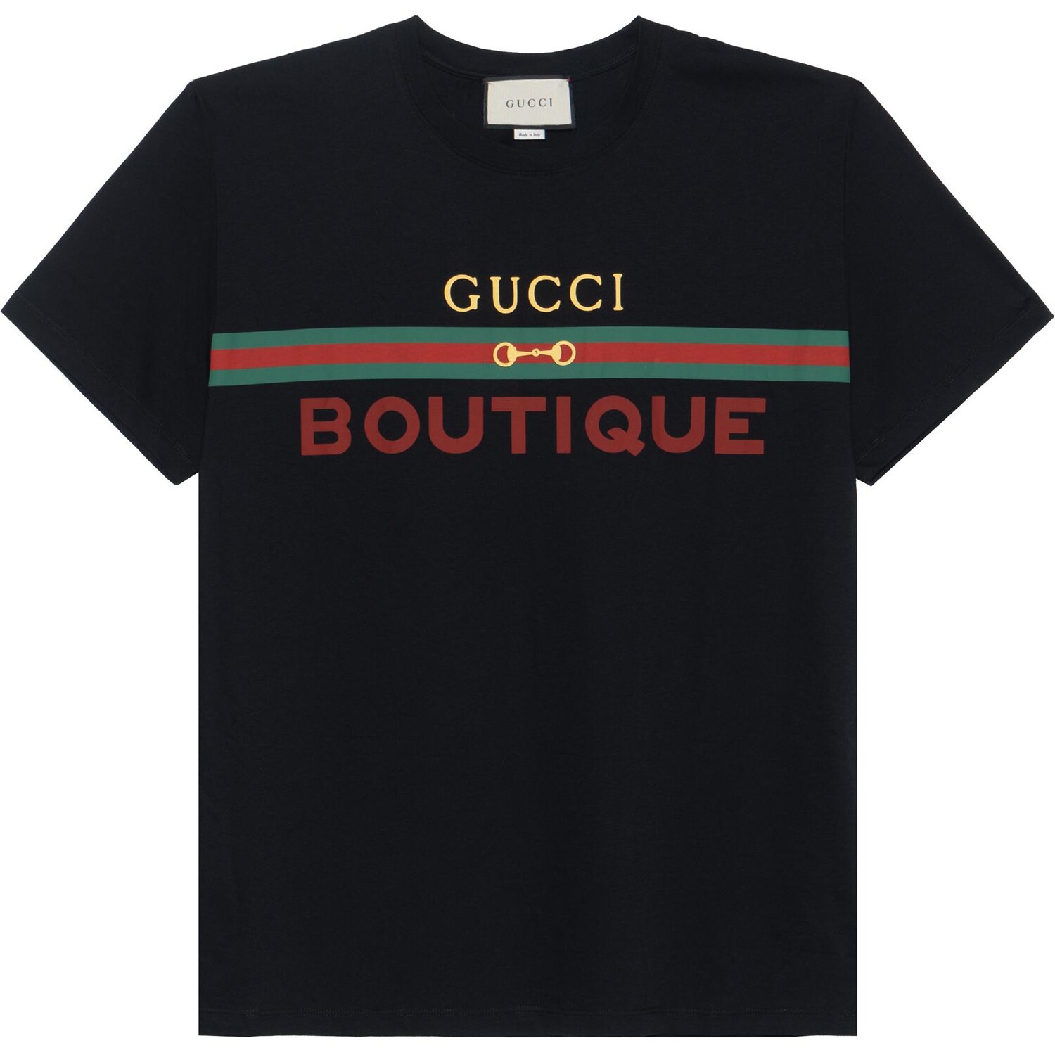 Футболка из хлопка с принтом Boutique, черная Gucci, черный
Футболка из хлопка с принтом Boutique, черная Gucci, черный