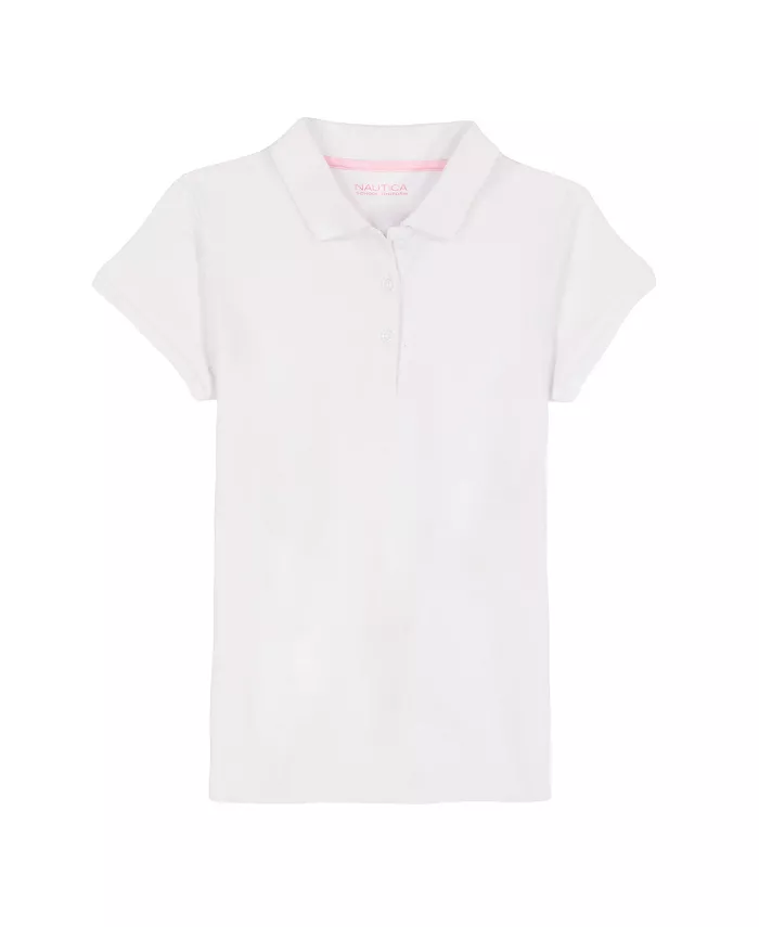 Детская поло с коротким рукавом из интерлока Nautica, белый
Детская поло с коротким рукавом из интерлока Nautica, белый