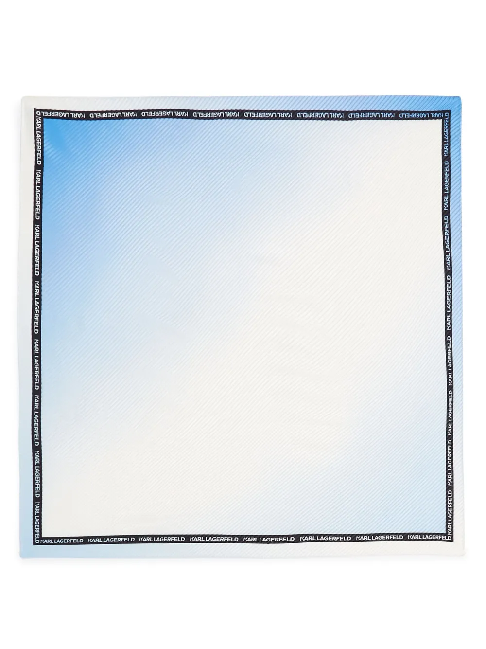 Шарф с эффектом градиента KARL LAGERFELD, белый 
Шарф с эффектом градиента KARL LAGERFELD, белый