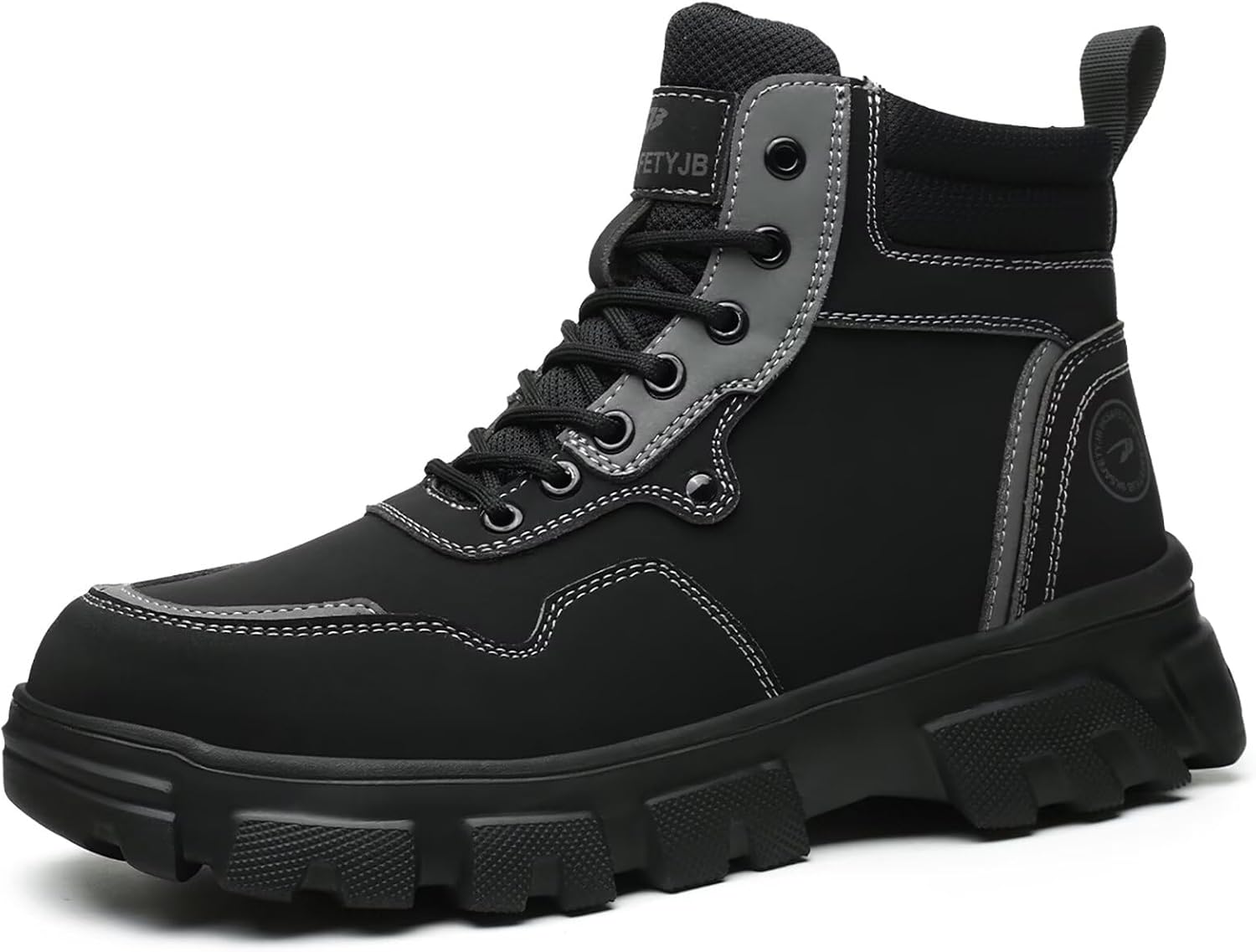 Ботинки с металлическим носком для мужчин и женщин, легкие, удобные, водонепроницаемые, с композитным носком, противоскользящие, неразрушаемые, широкие защитные туфли Lioerdiwe, черный
Ботинки с металлическим носком для мужчин и женщин, легкие, удобные, водонепроницаемые, с композитным носком, противоскользящие, неразрушаемые, широкие защитные туфли Lioerdiwe, черный