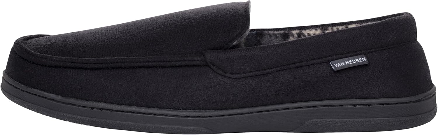 Мужские домашние тапочки Van Heusen, удобные с отделкой из микрозамши и мягкой фланелевой подкладкой, черный
Мужские домашние тапочки Van Heusen, удобные с отделкой из микрозамши и мягкой фланелевой подкладкой, черный