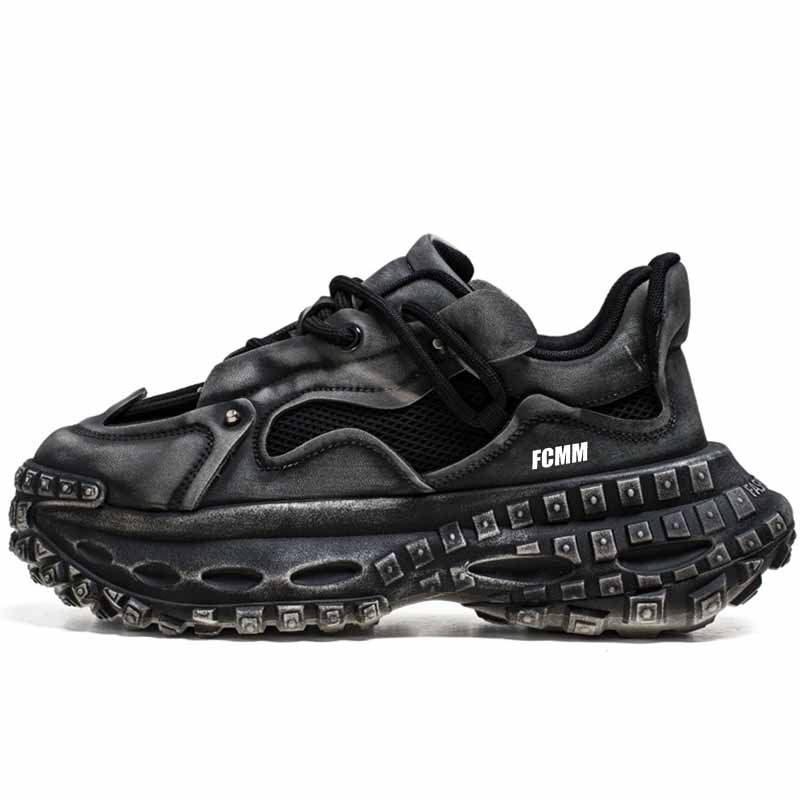 FCMM Мужские черные противоскользящие амортизирующие устойчивые к истиранию массивные кроссовки, цвет Black
FCMM Мужские черные противоскользящие амортизирующие устойчивые к истиранию массивные кроссовки, цвет Black